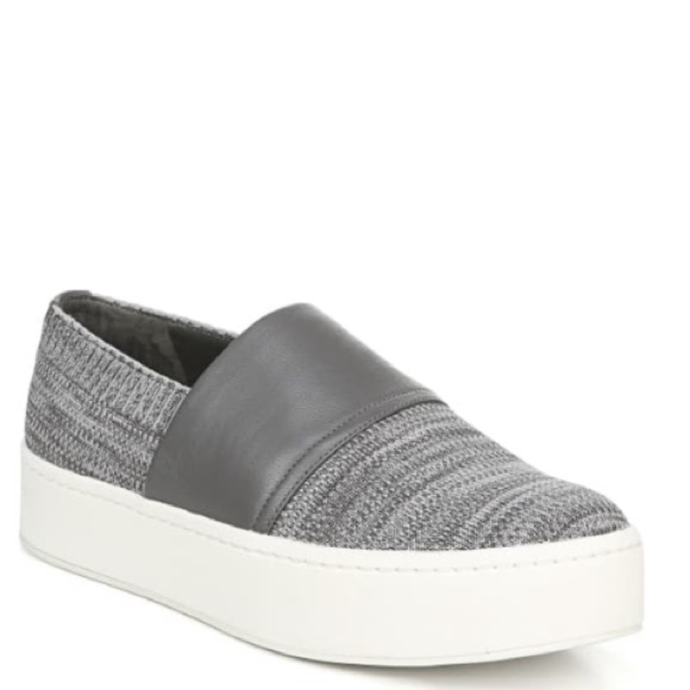 Vince Ward Knit Platform Slip-On Knit Sneaker 9